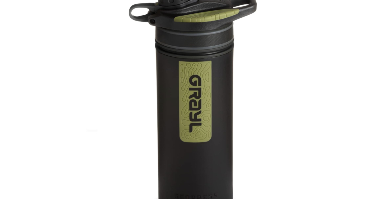 GRAYL GeoPress 24 oz Water Purifier Bottle – Filter for Hiking