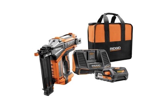 RIDGID HYPERDRIVE 18-Volt 18-Gauge 2-1/8 in. Brushless Brad Nailer