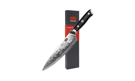 SHAN ZU Chef Knife 8 Inch Japanese Steel Damascus Kitchen Knife