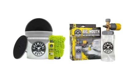 Chemical Guys Ultimate Scratch-Free Detailing Bucket Car Wash Kit with Big Mouth Foam Cannon