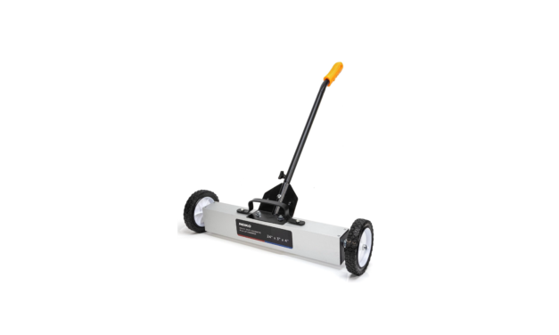 NEIKO 24” Rolling Magnetic Sweeper with Wheels