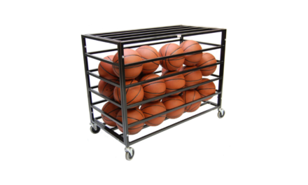 Trigon Sports Sports Lockable Ball Storage Cart